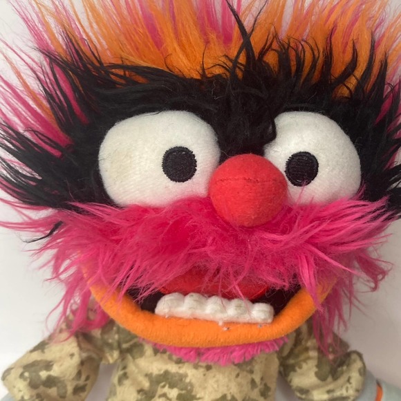Disney Store Muppets Muppet Babies Animal 12” Stuffed Plush Doll Toy Camo Jeans - Picture 3 of 9